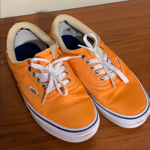 bright orange vans
